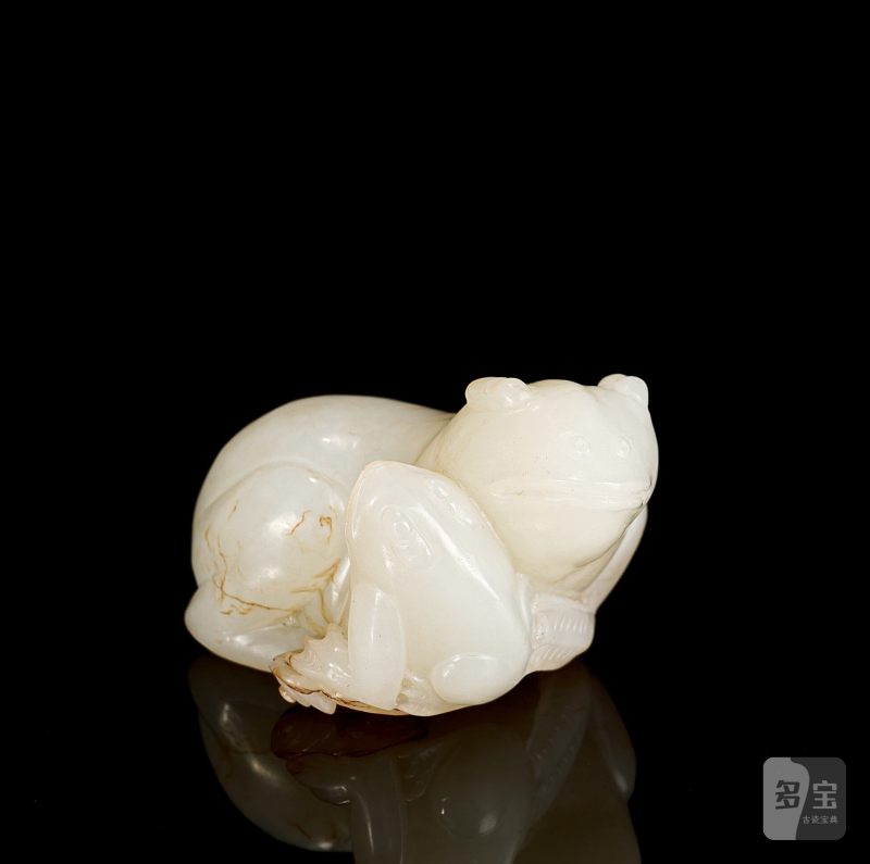 Lot1062 清 白玉金蟾 - 图2